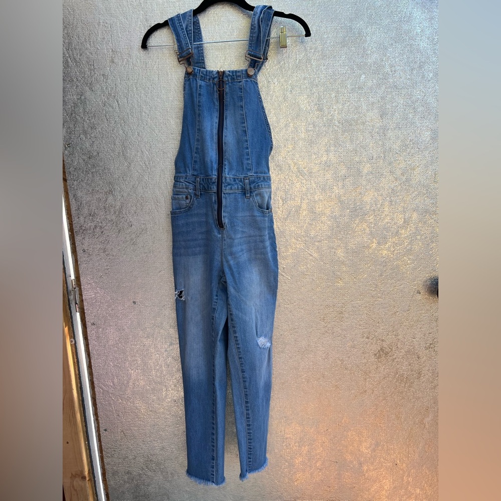 Dollhouse Blue Denim Overalls